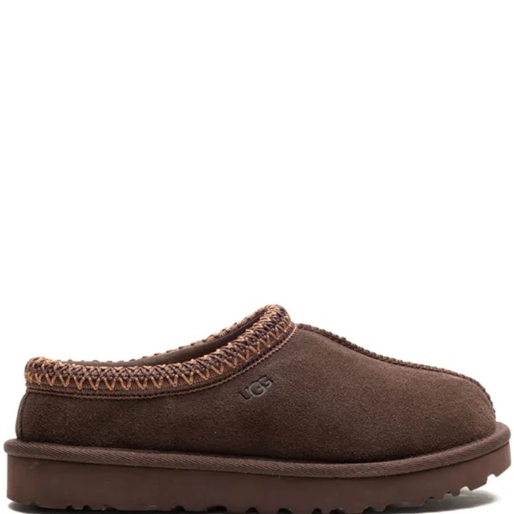 UGG Women’s Chocolate Brown Tasman Suede Slippers